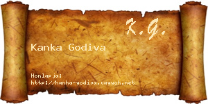 Kanka Godiva névjegykártya